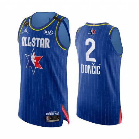 Män Dallas Mavericks Tröja Luka Doncic 2 2020 All-Star Jordan Brand Kobe Forever Blå Swingman